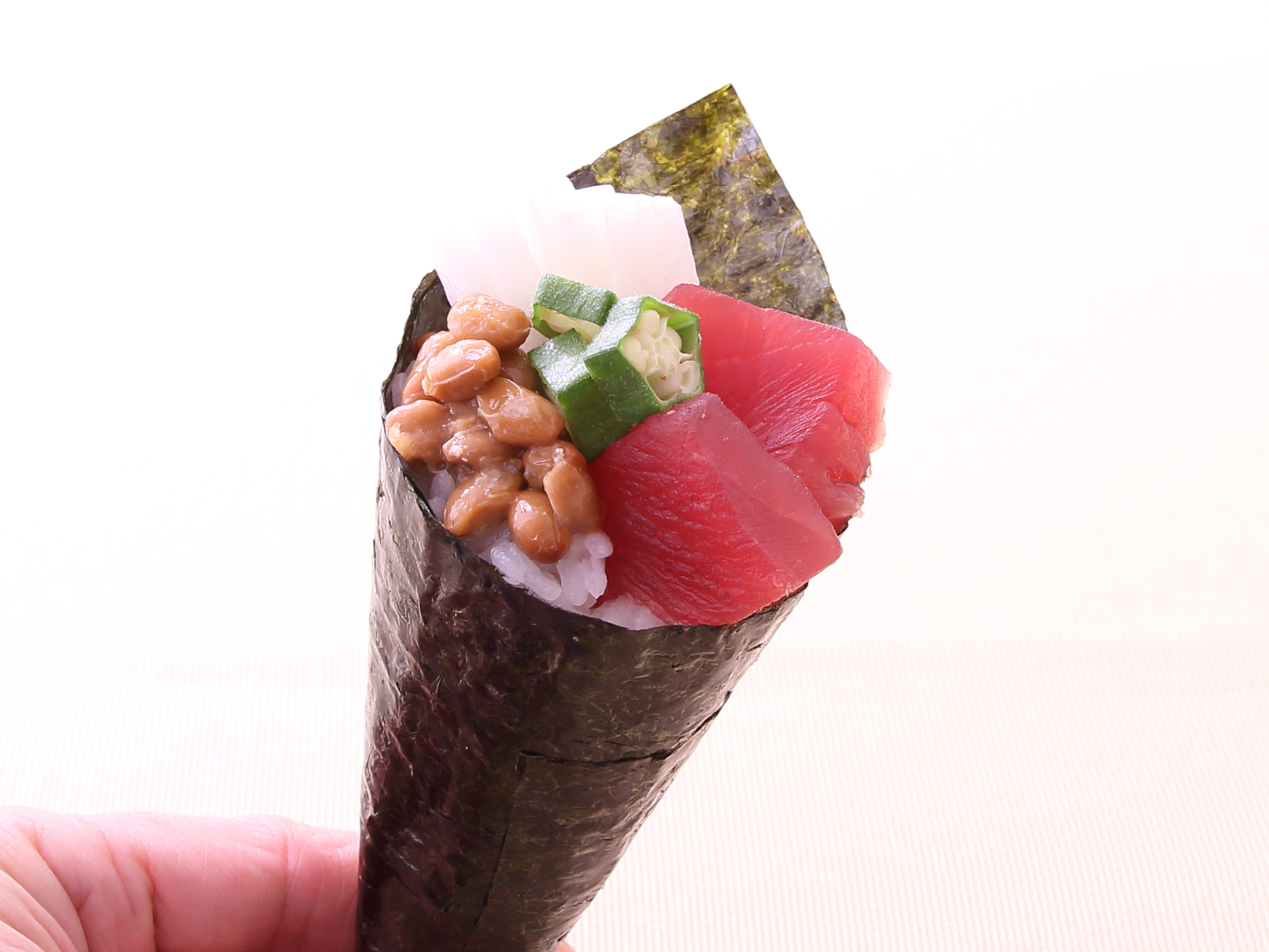 想い伝える手巻き寿司（納豆まぐろ）のレシピ・作り方