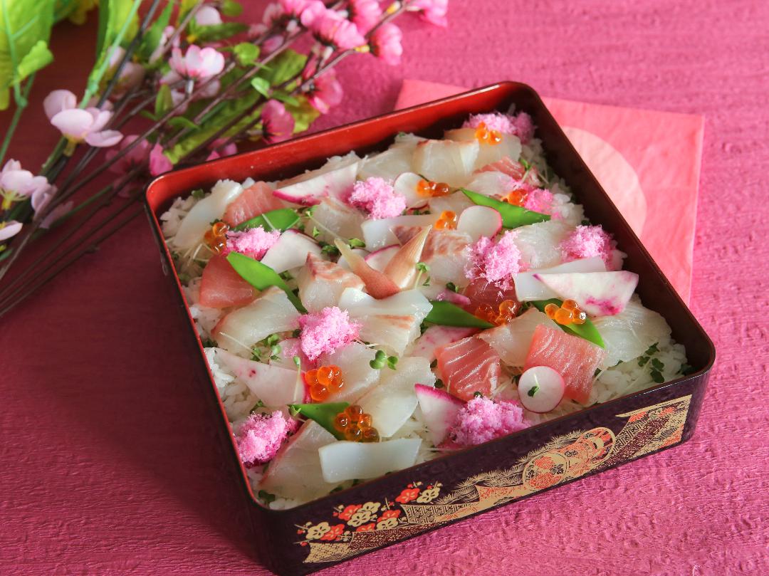 ピンクのちらし寿司のレシピ・作り方