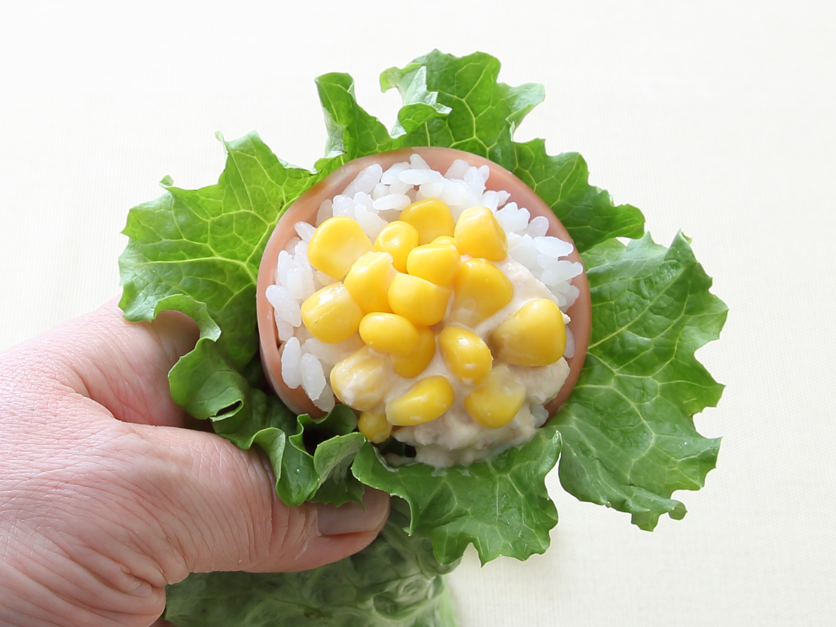 想い伝える手巻き寿司（コーンサラダ）のレシピ・作り方