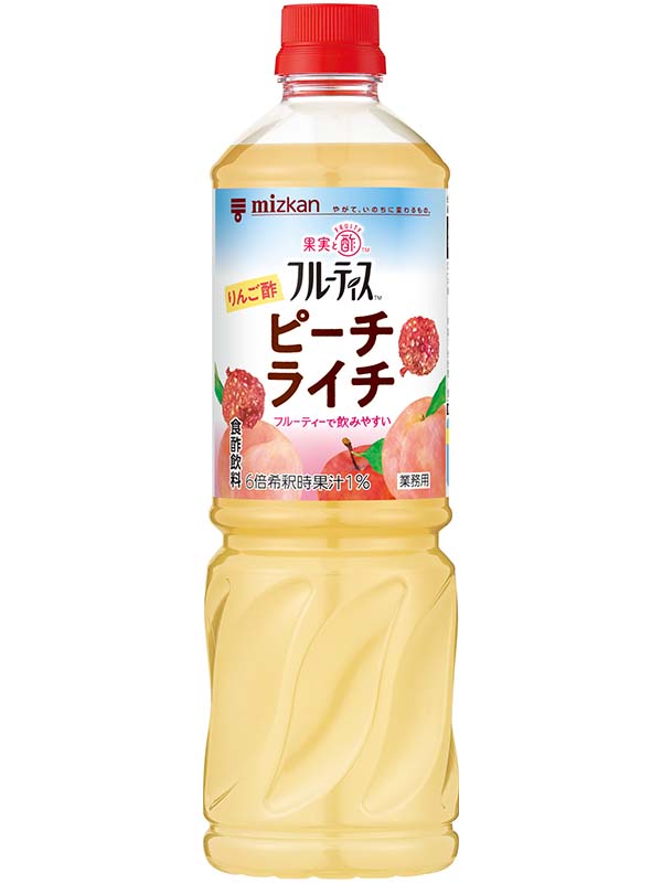 業務用フルーティス　りんご酢ピーチライチ（6倍濃縮タイプ）