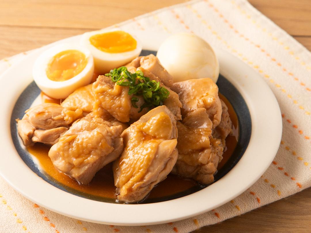 レンジで作る鶏もも肉のさっぱり煮