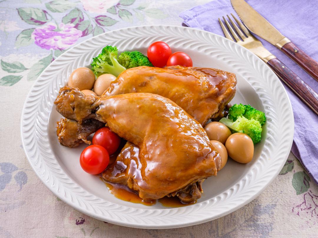 骨付き鶏もも肉のさっぱり煮のレシピ・作り方