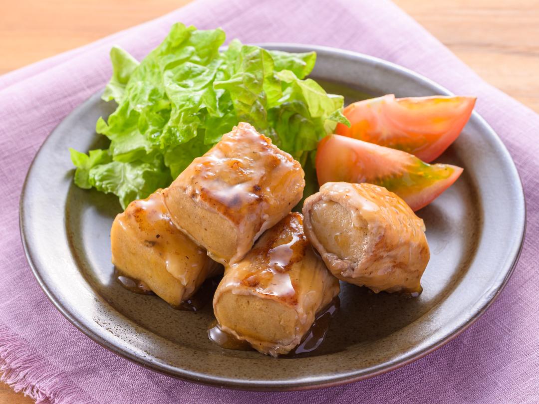 高野豆腐の豚巻き照り焼きのレシピ・作り方