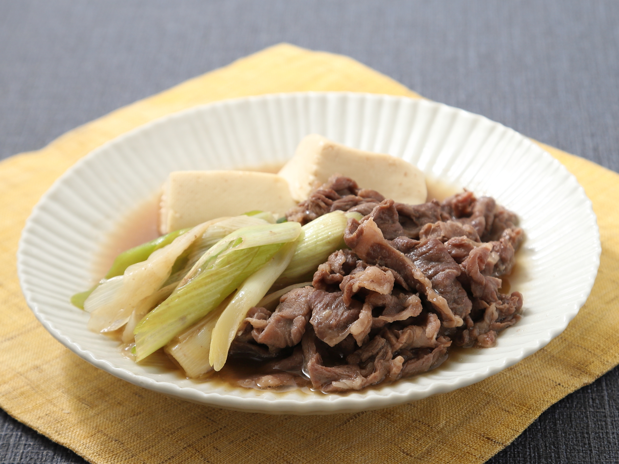 レンジでカンタン！肉豆腐のレシピ・作り方