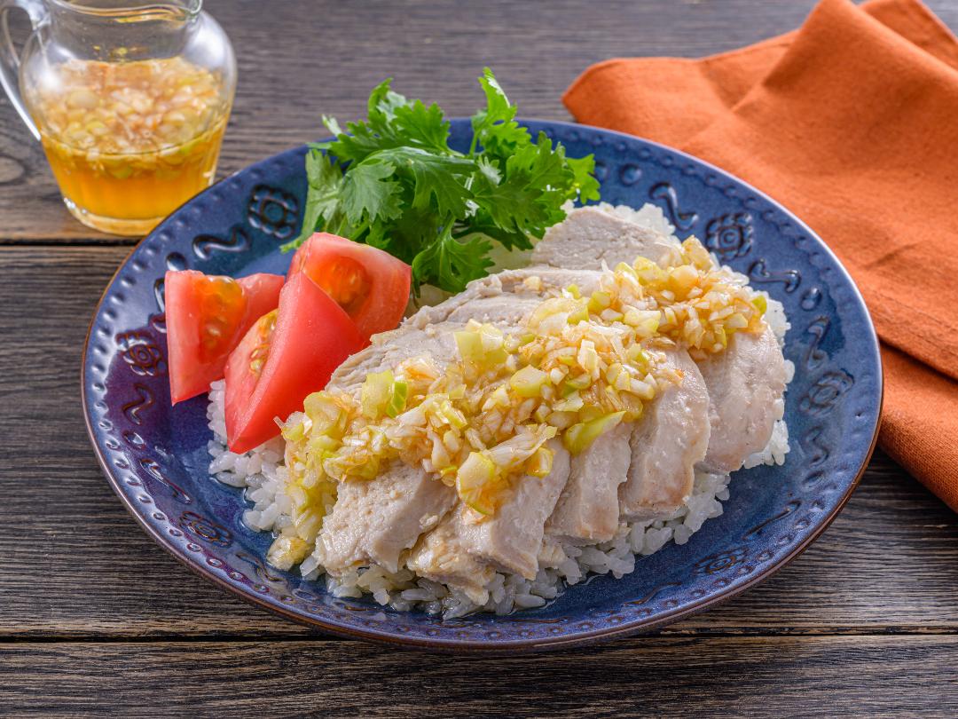 鶏胸肉で作るカオマンガイのレシピ・作り方