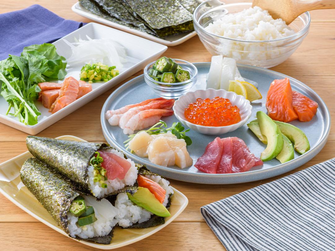 海鮮手巻き寿司のレシピ・作り方