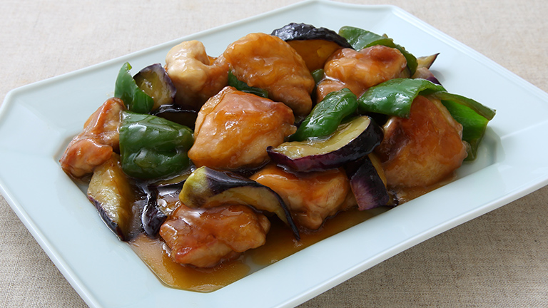 鶏の黒酢炒め