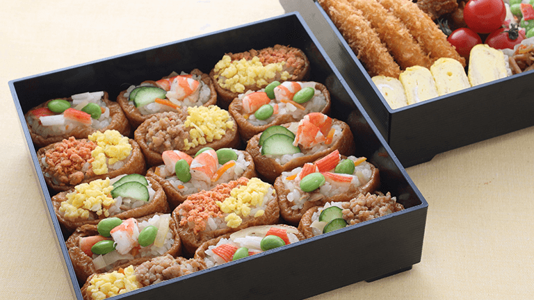 変わりいなり寿司の行楽弁当