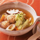 鶏団子の和風酢ープ