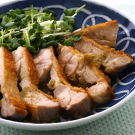 鶏もも肉の塩焼き