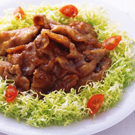 豚のさっぱり焼き（お肉をおいしくするお酢使用）