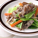 肉野菜炒め（お肉をおいしくするお酢使用）