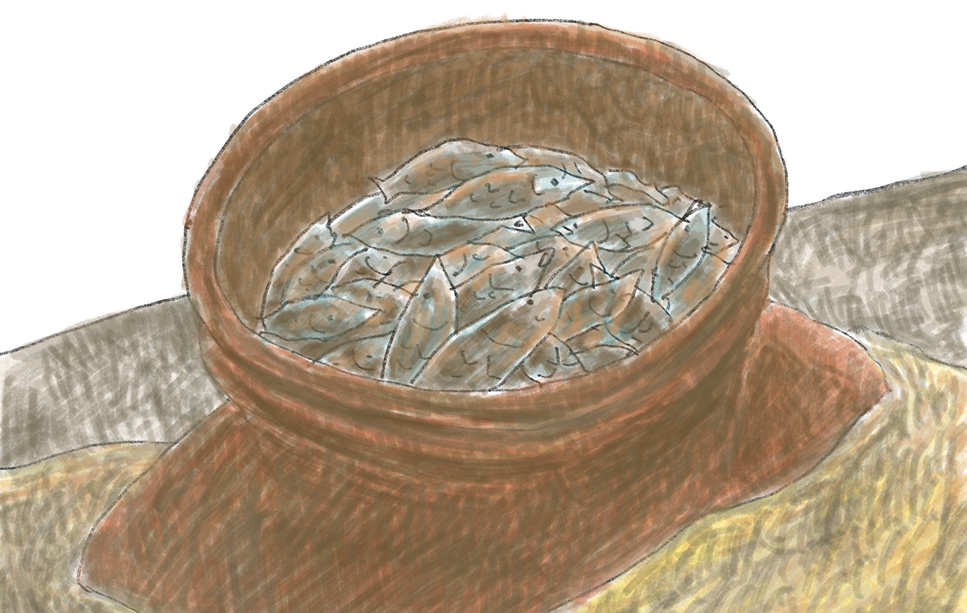 マニプルの発酵魚、ナリ