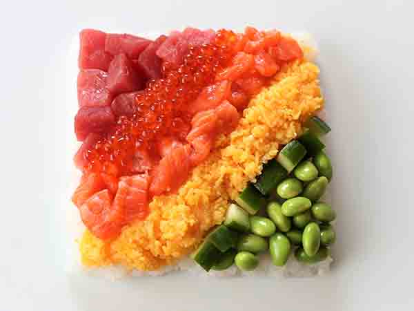 おえかき寿司（虹）