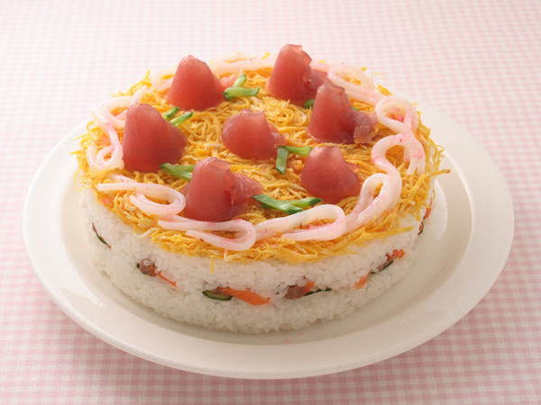 ケーキすし おすしの作り方 レシピ すしラボ Sushi Laboratory ミツカン