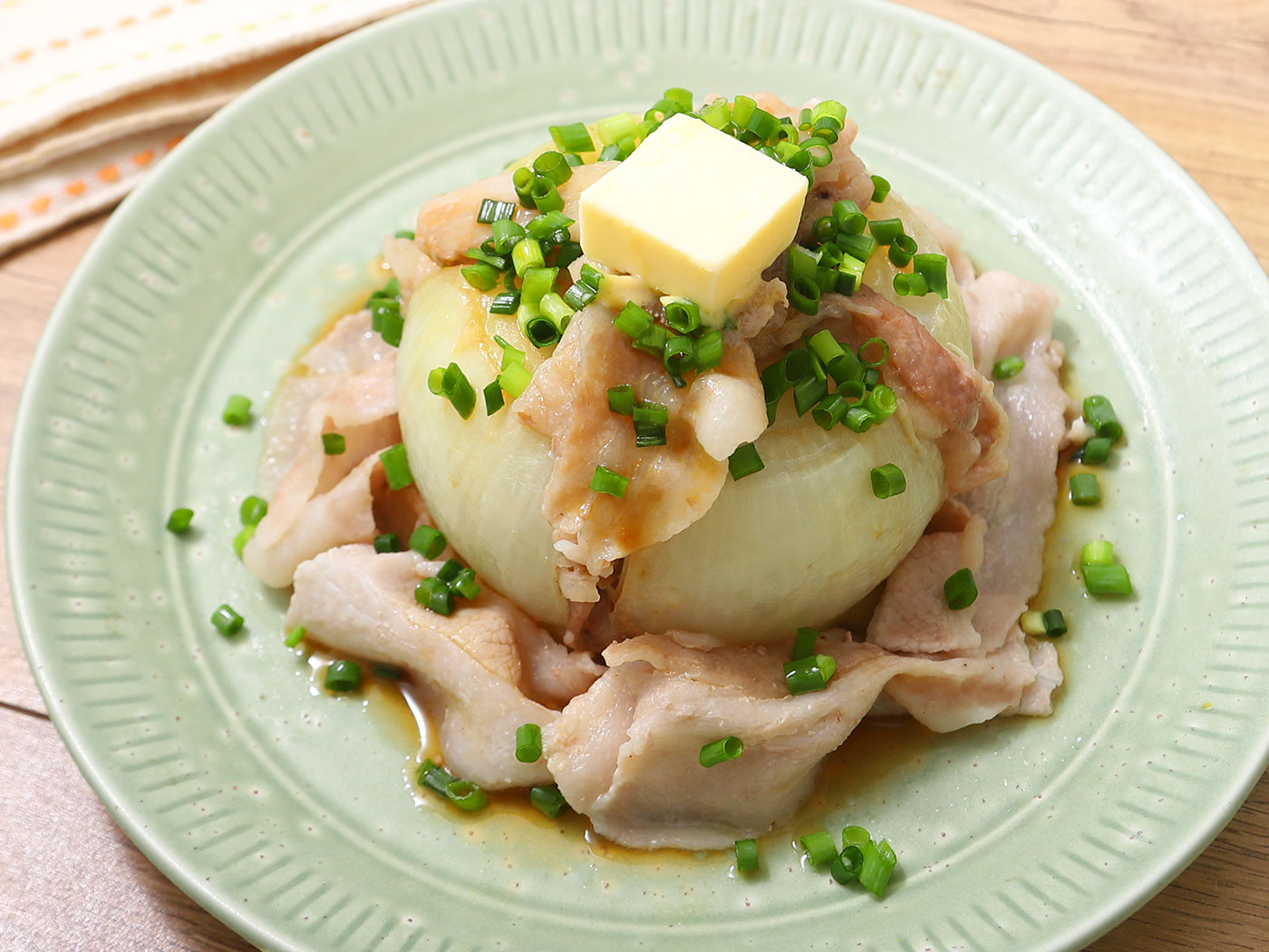 まるごと玉ねぎの楽うまレンジ蒸し