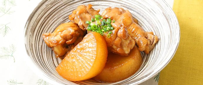 厚切り大根と鶏手羽元のさっぱり煮