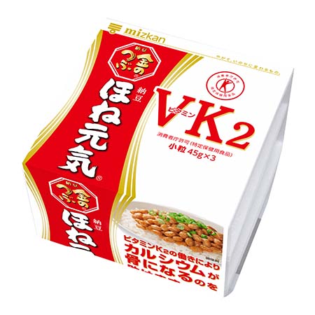 ビタミンK2量を向上させる「ほね元気」が納豆で初の特定保健用食品に