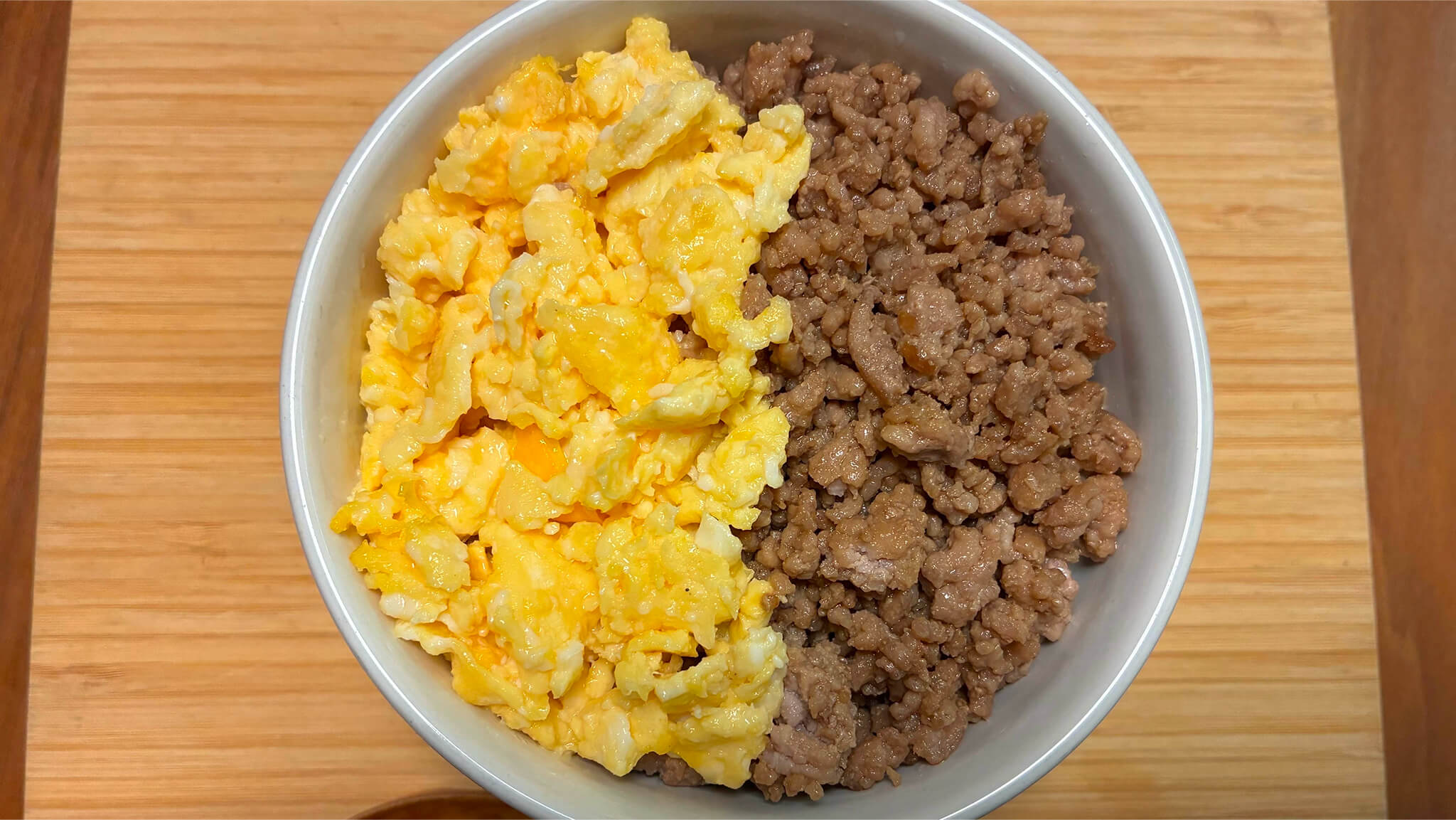 いつもの自分に戻れる「鶏そぼろ丼」