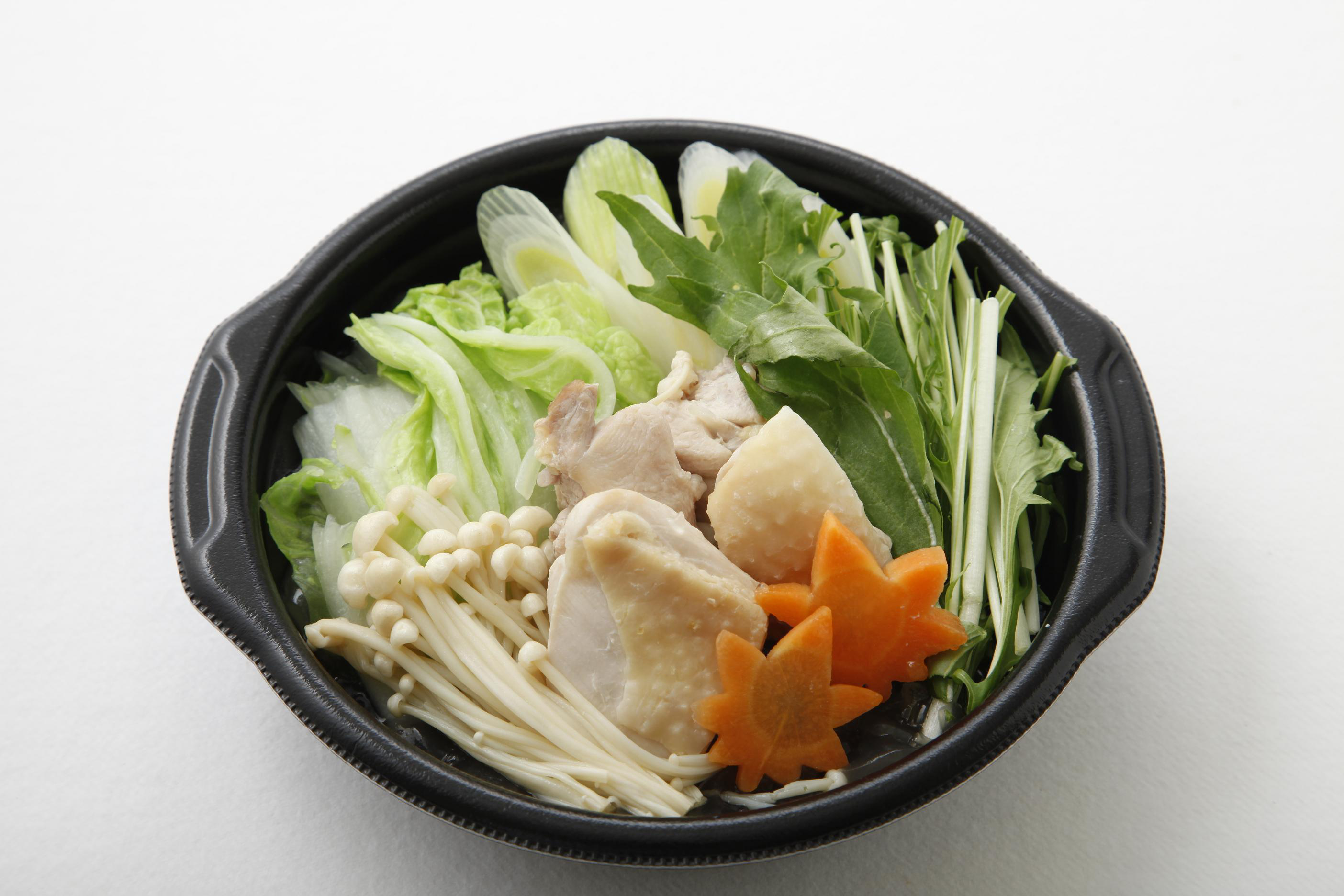 鶏入り塩ちゃんこ鍋（レンジアップ）