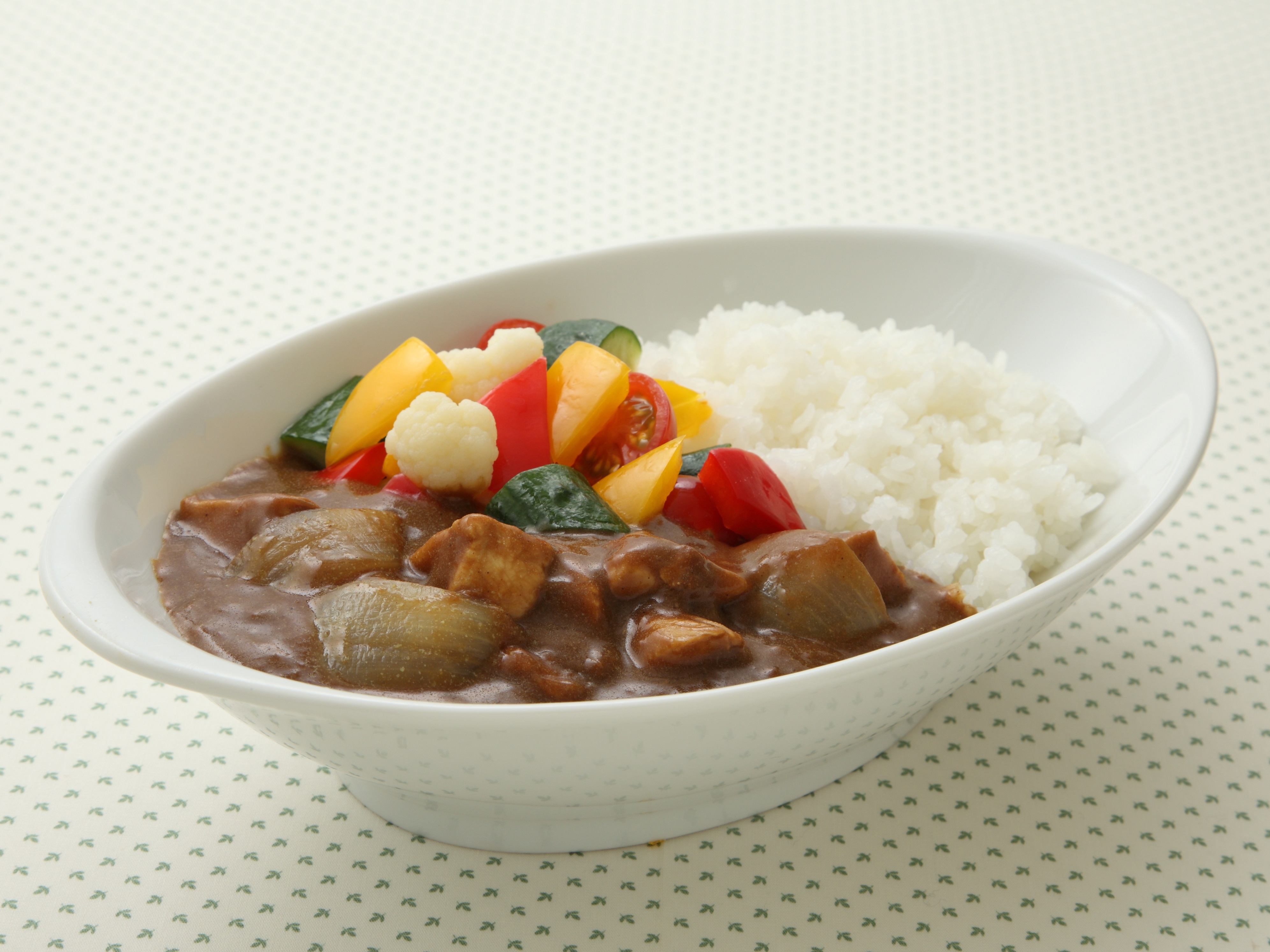 チキンカレーとコロコロピクルスのレシピ 作り方 レシピ ミツカン業務用商品 メニューサイト