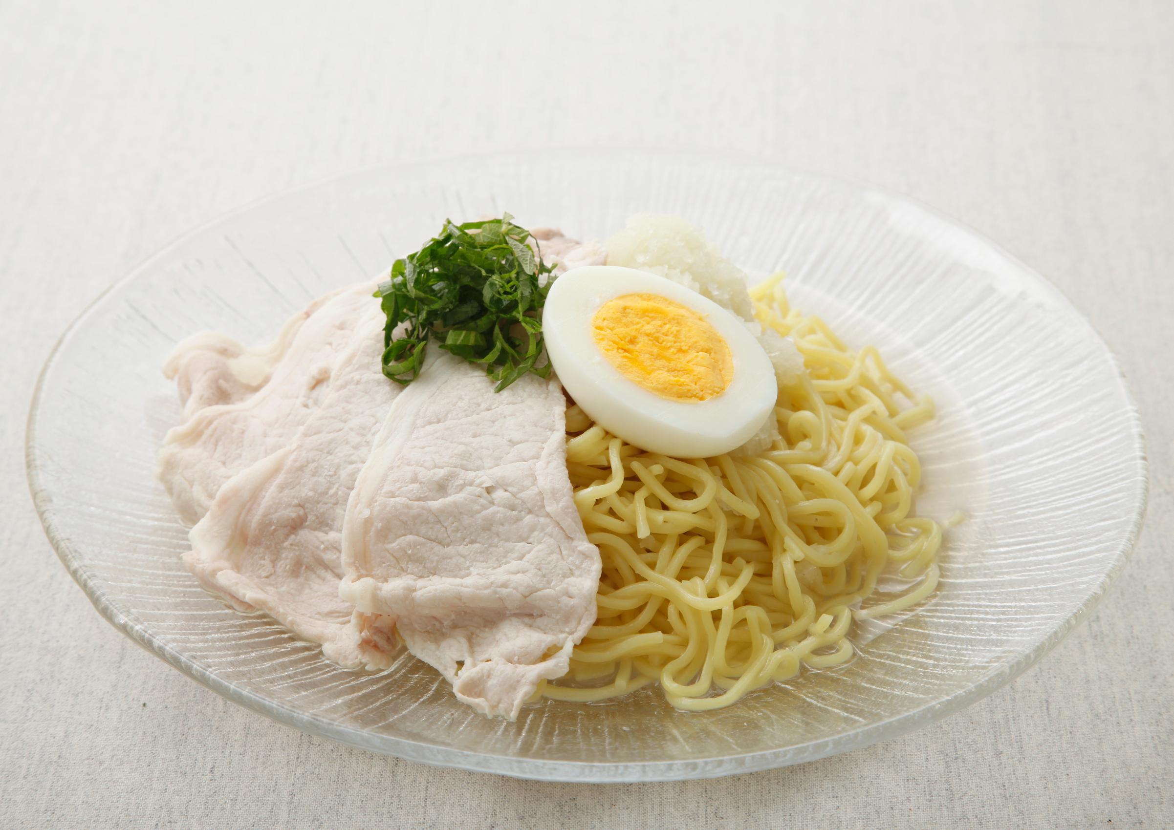 ゆず香るぶたしゃぶおろしの冷やし麺