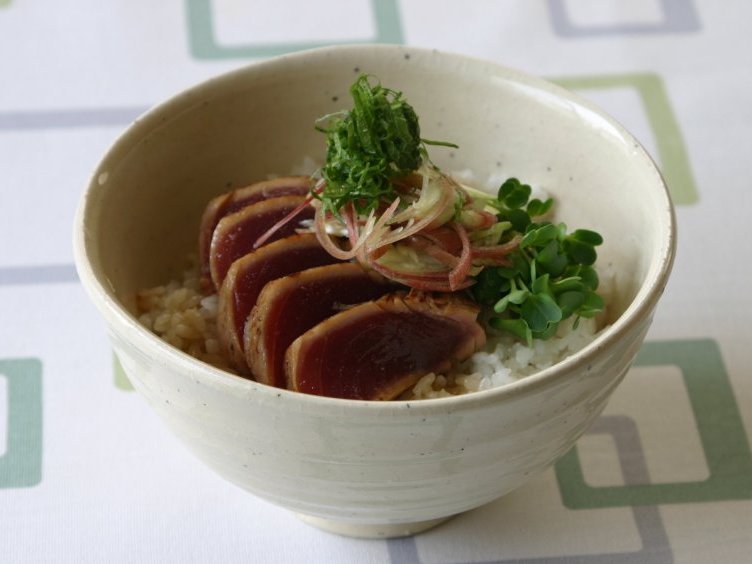 まぐろのレア照り焼き丼のレシピ・作り方