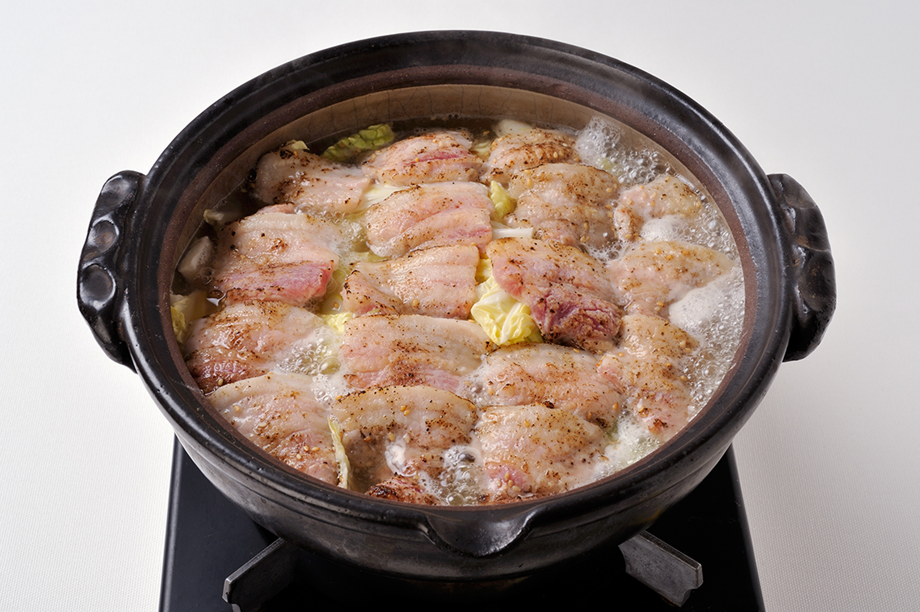 豚カルビ冶部煮風鍋