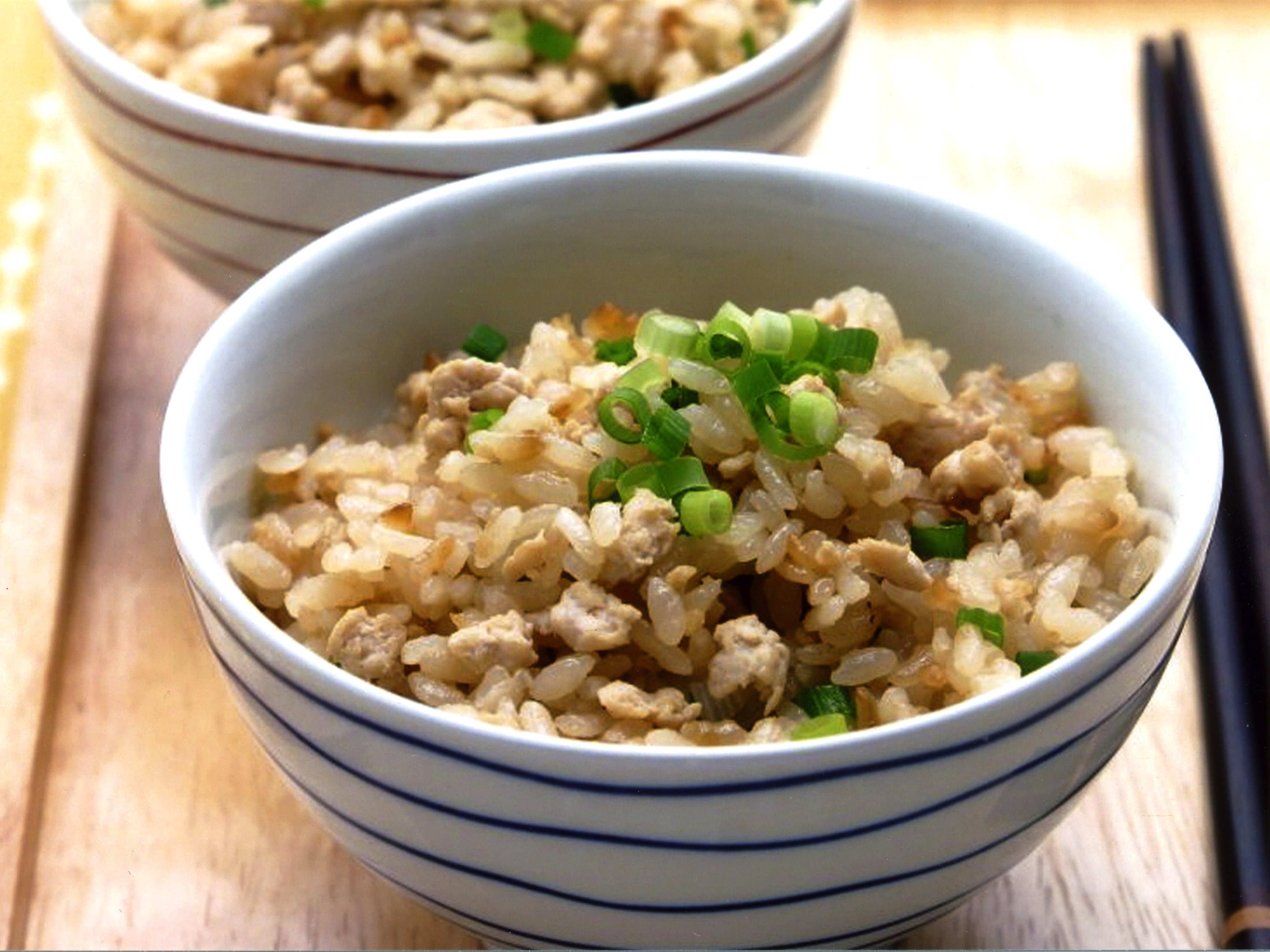 鶏そぼろとしょうがの炊き込みごはん