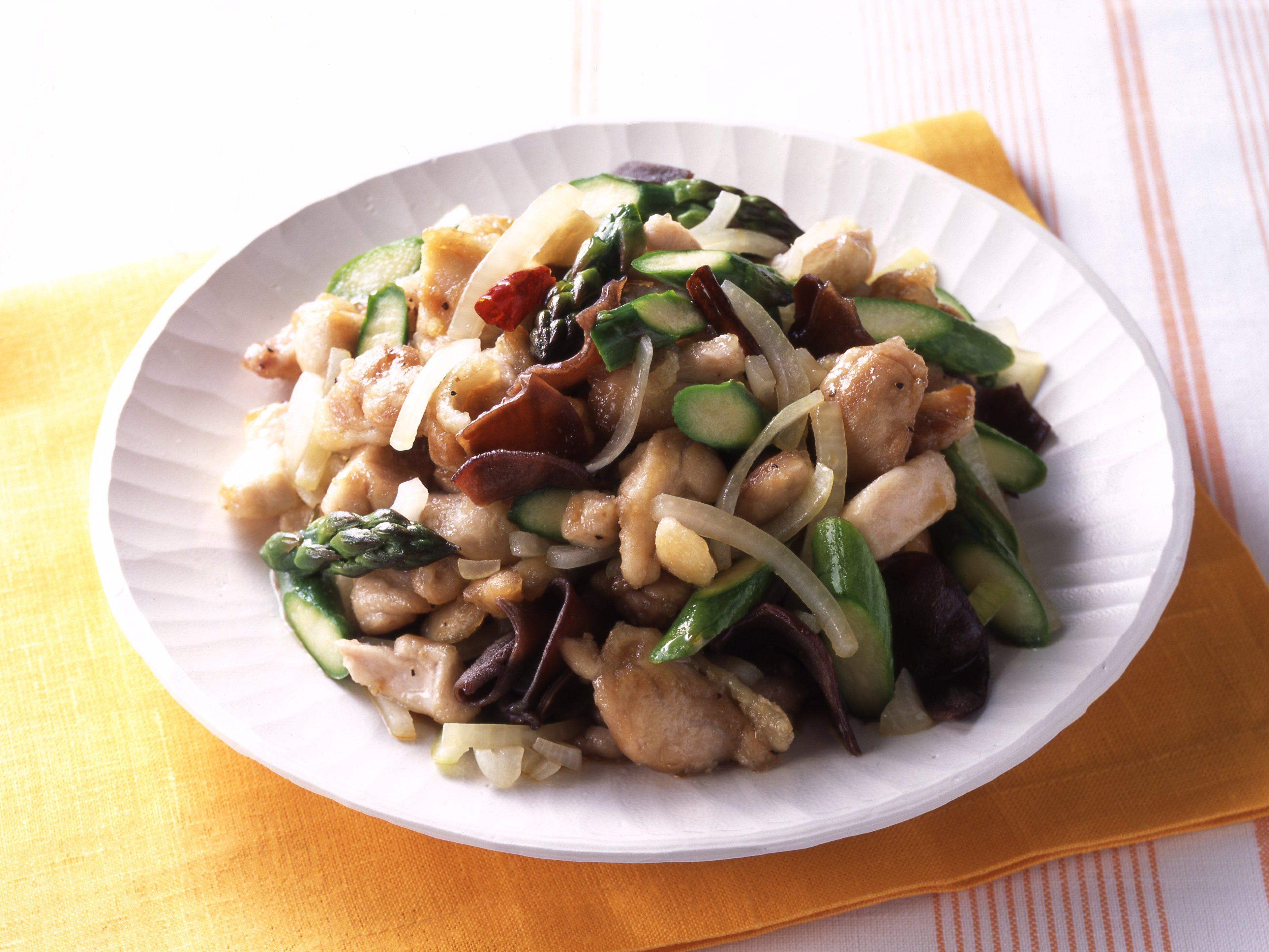 鶏肉ときくらげの炒めもののレシピ・作り方