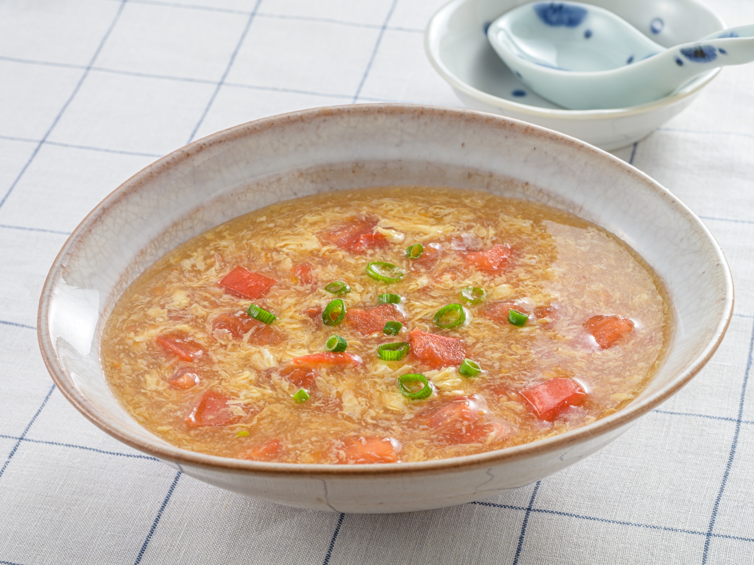 卵とトマトのとろみスープのレシピ・作り方