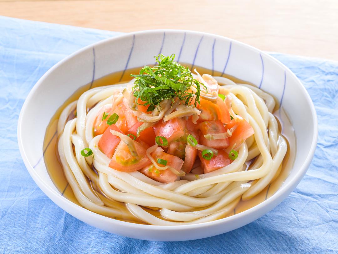 冷やしトマトうどんのレシピ・作り方