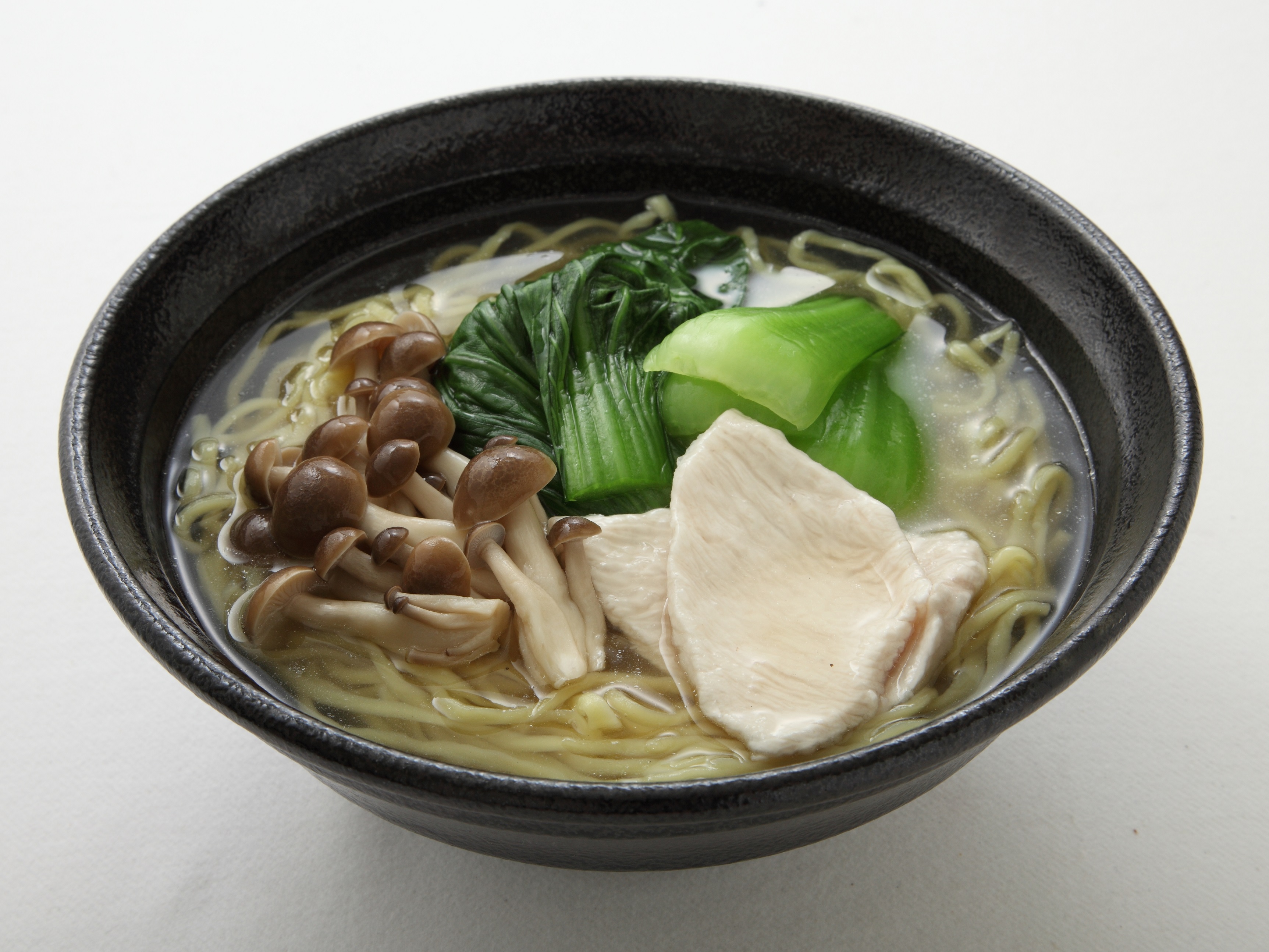 しめじとチンゲンサイのゆずひたしラーメン