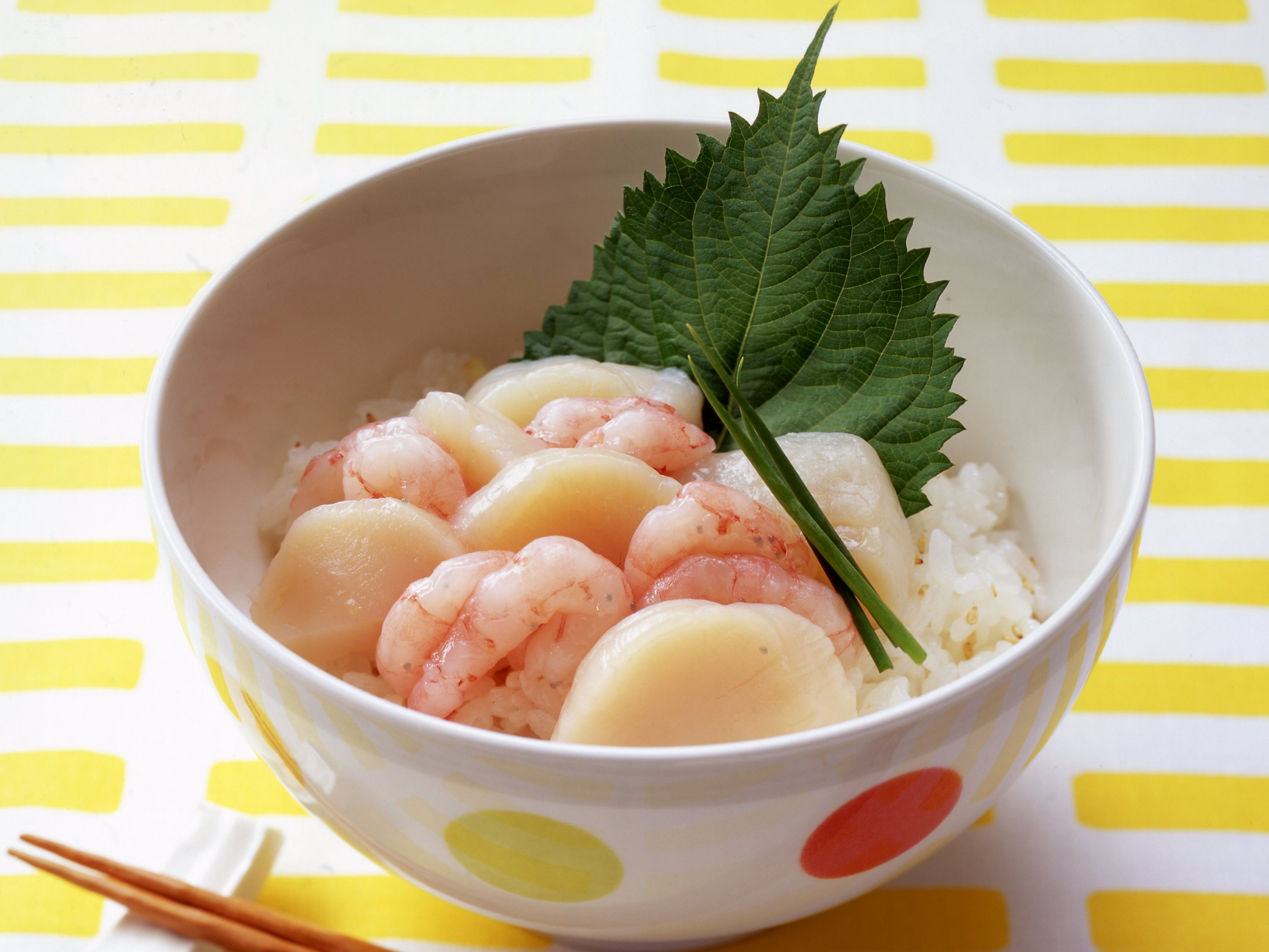 甘えびほたて丼