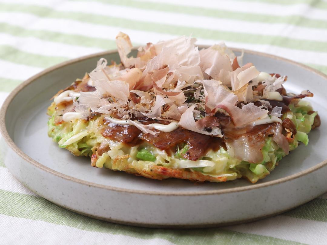 納豆とキャベツのお好み焼きのレシピ・作り方