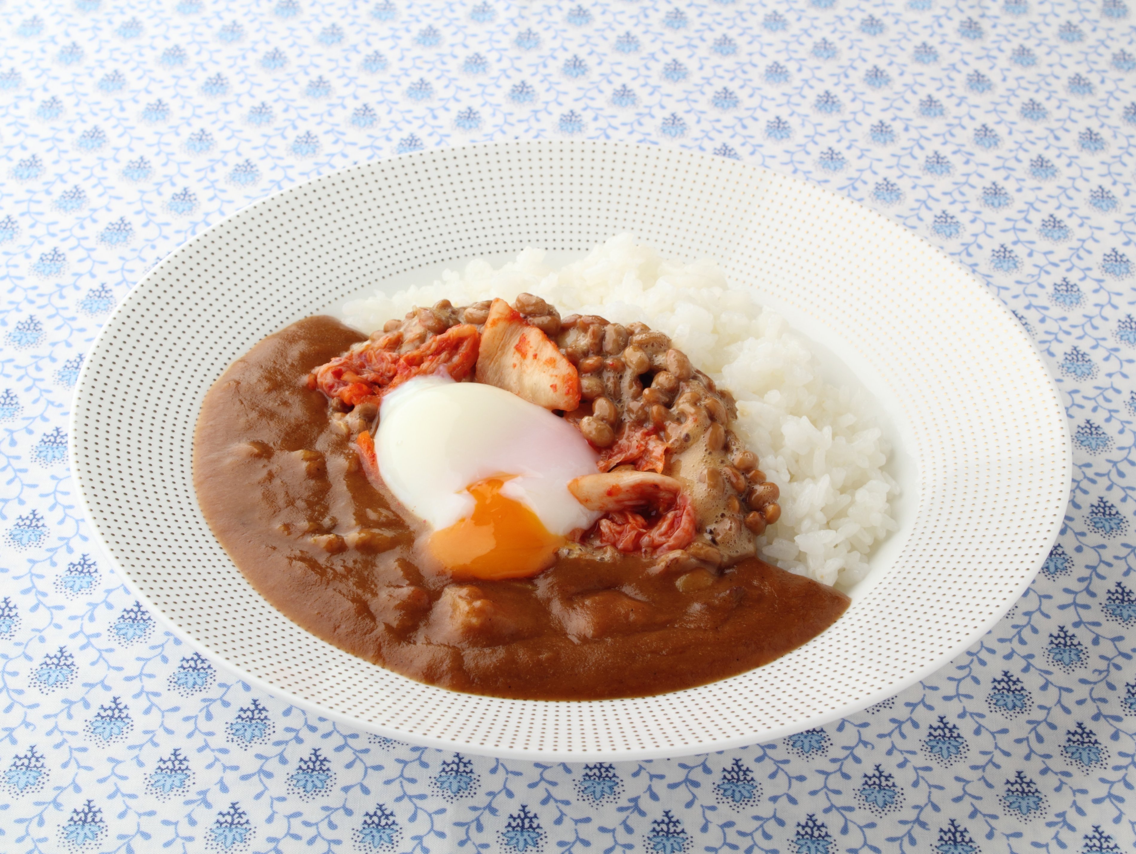 キムチ納豆カレーのレシピ・作り方