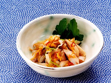 焼きかますの菊花あえのレシピ 作り方 おうちレシピ ミツカングループ
