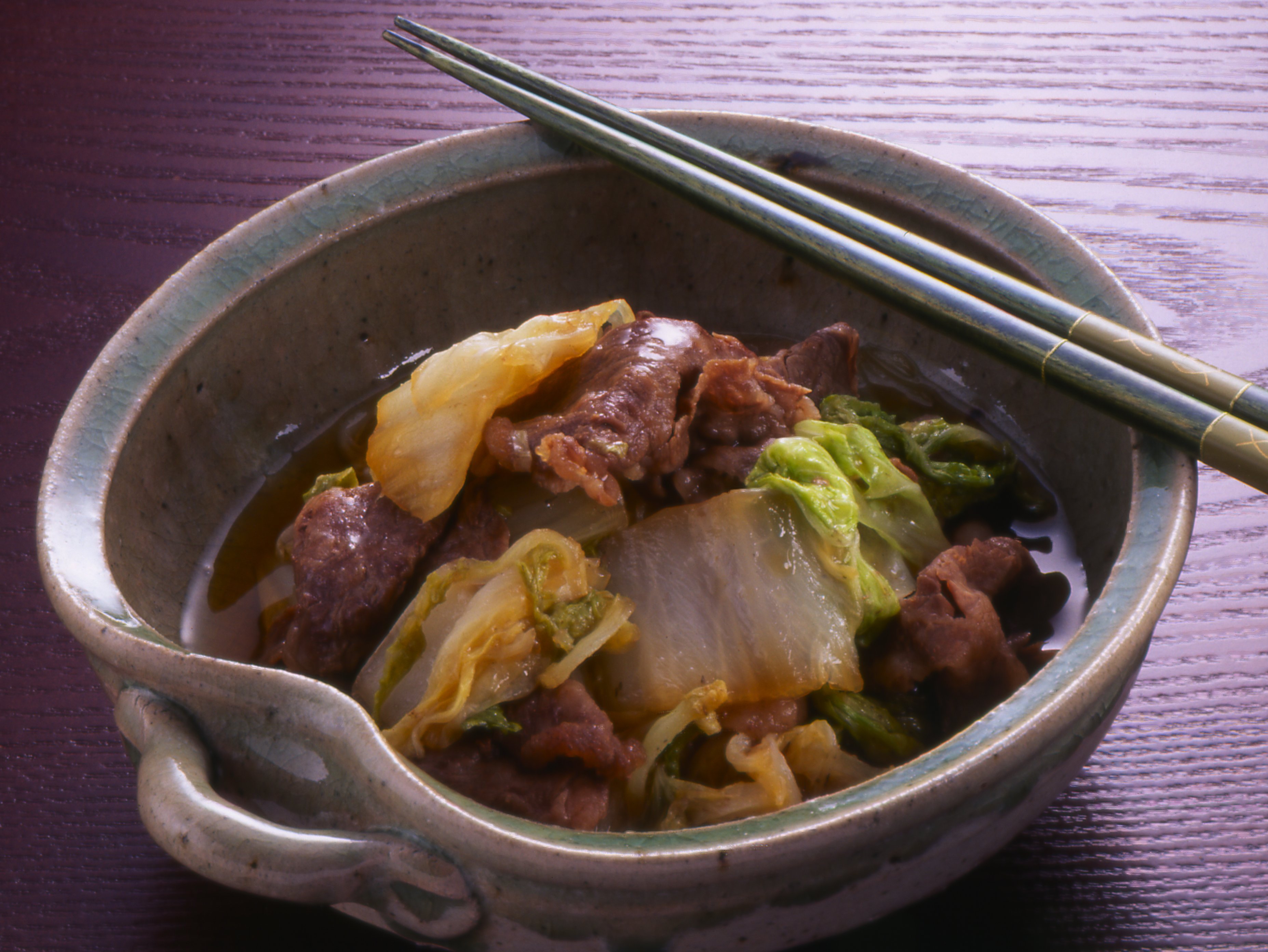 白菜と牛肉の煮物のレシピ・作り方