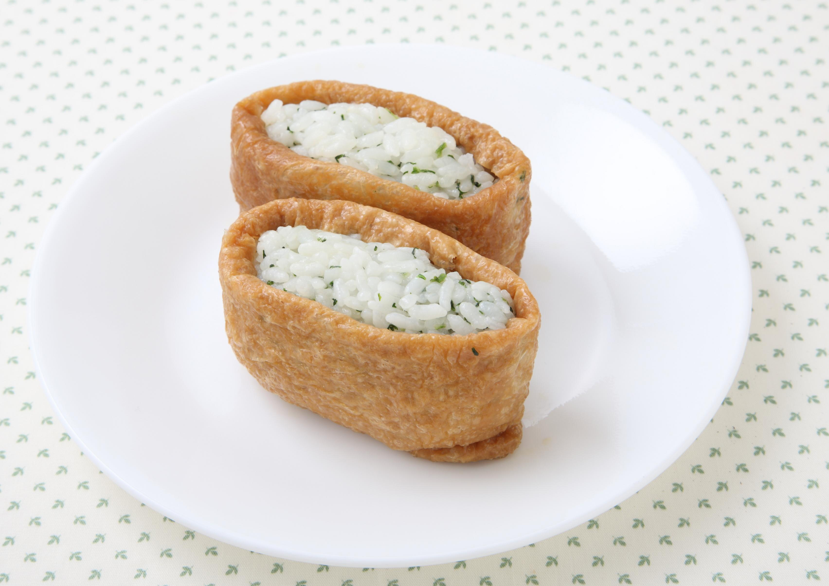 青菜のいなり寿司
