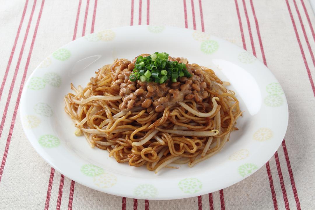 納豆焼きそばのレシピ・作り方