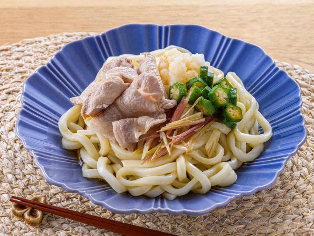 おろしぽん酢冷しゃぶうどんのレシピ・作り方