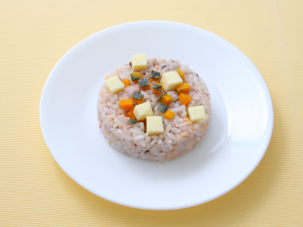 かぼちゃと鮭チーズのむすびすし