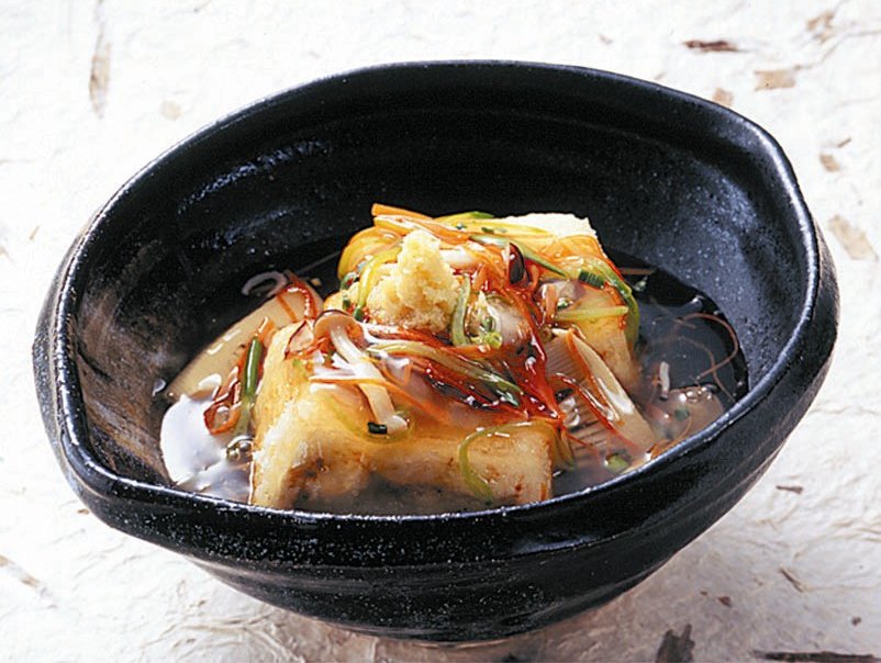 揚げだし豆腐の野菜あんかけ