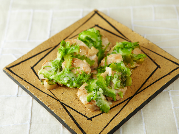 鶏と夏野菜のさっぱりソテー