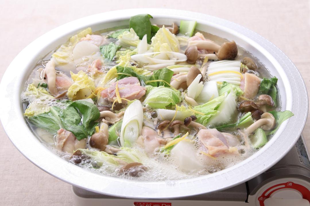 鶏と大根のあごだし寄せ鍋