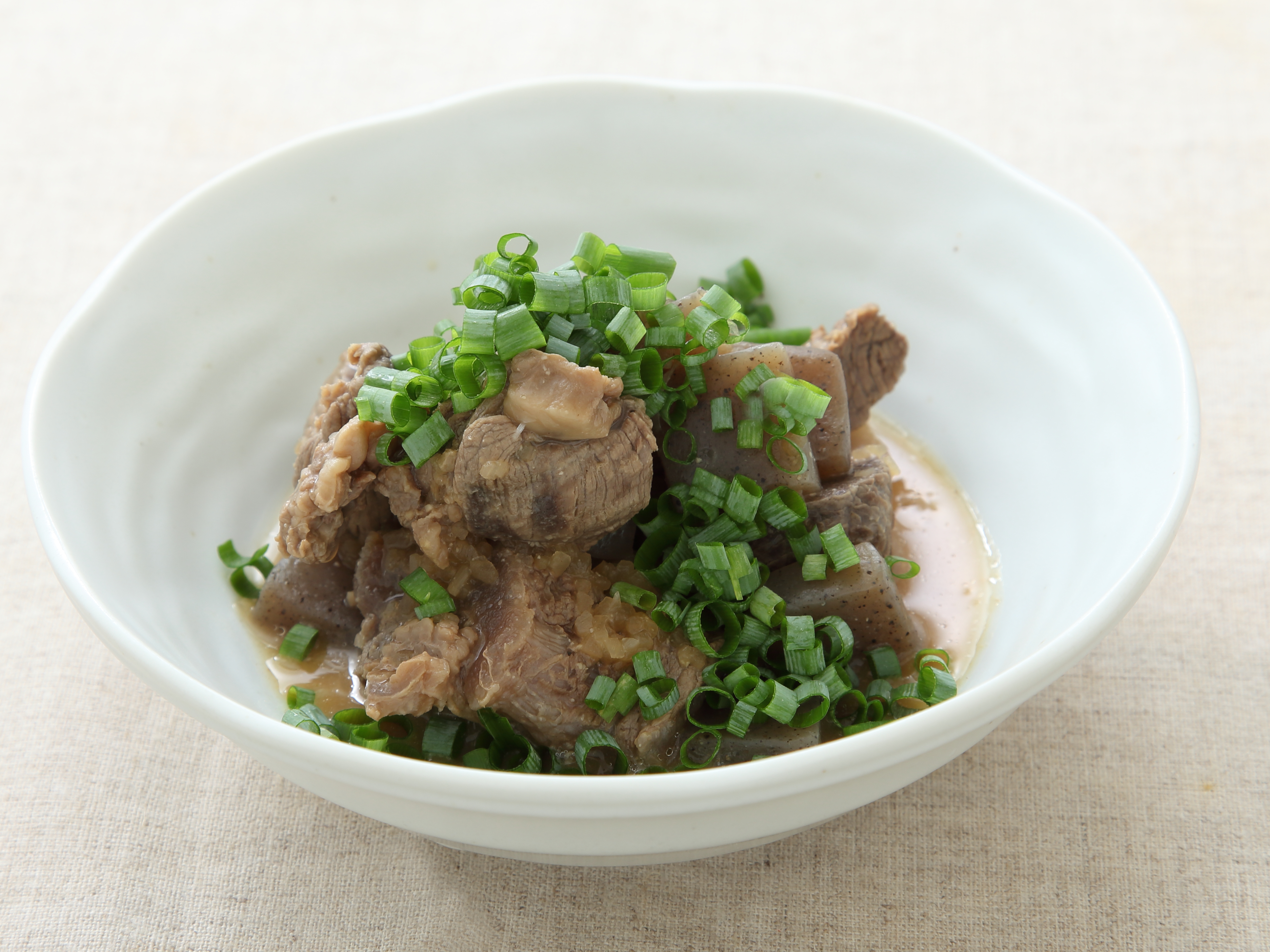 牛すじの味噌風味さっぱり煮