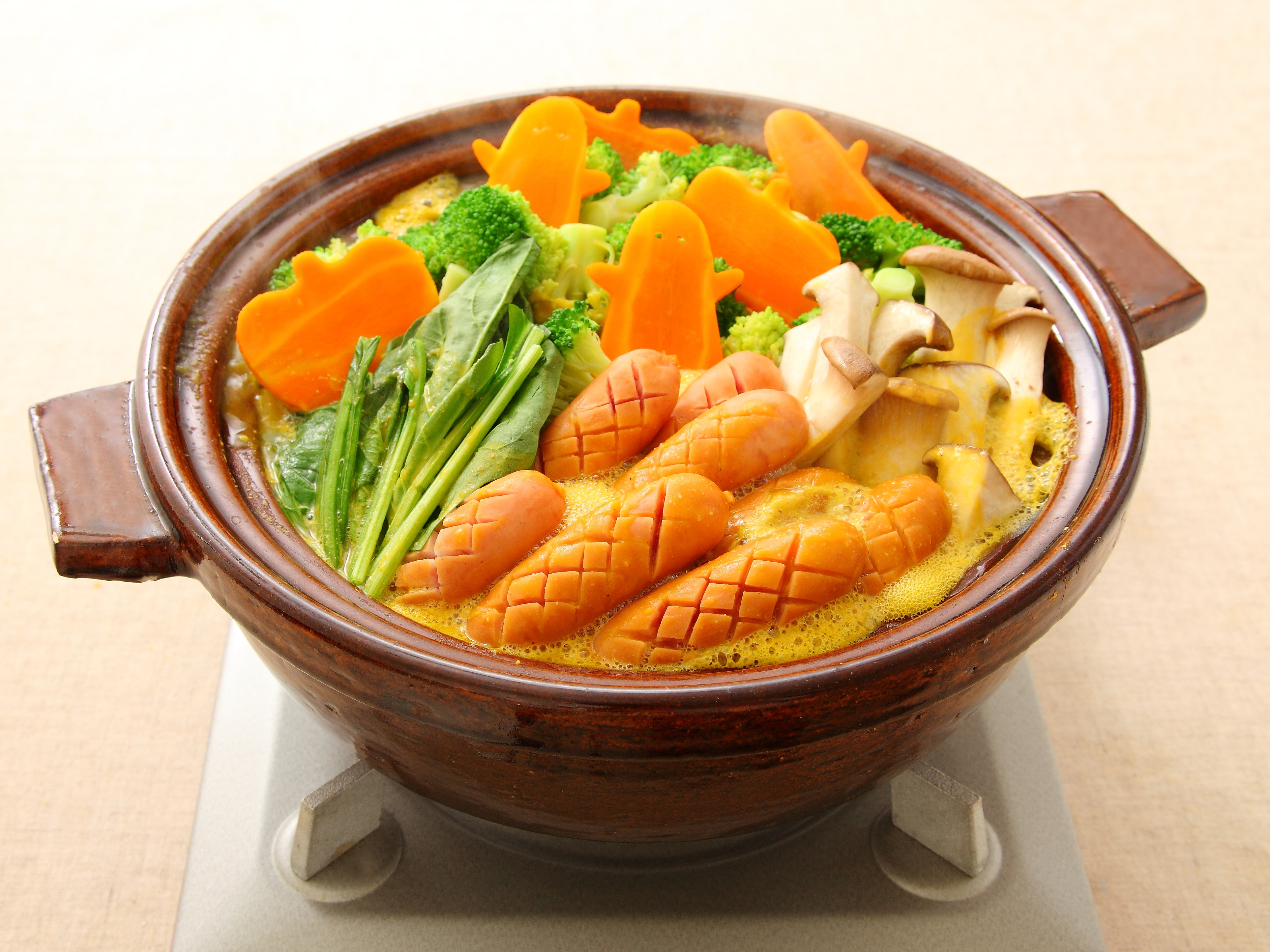 かぼちゃのクリーミーポタージュ鍋のレシピ・作り方