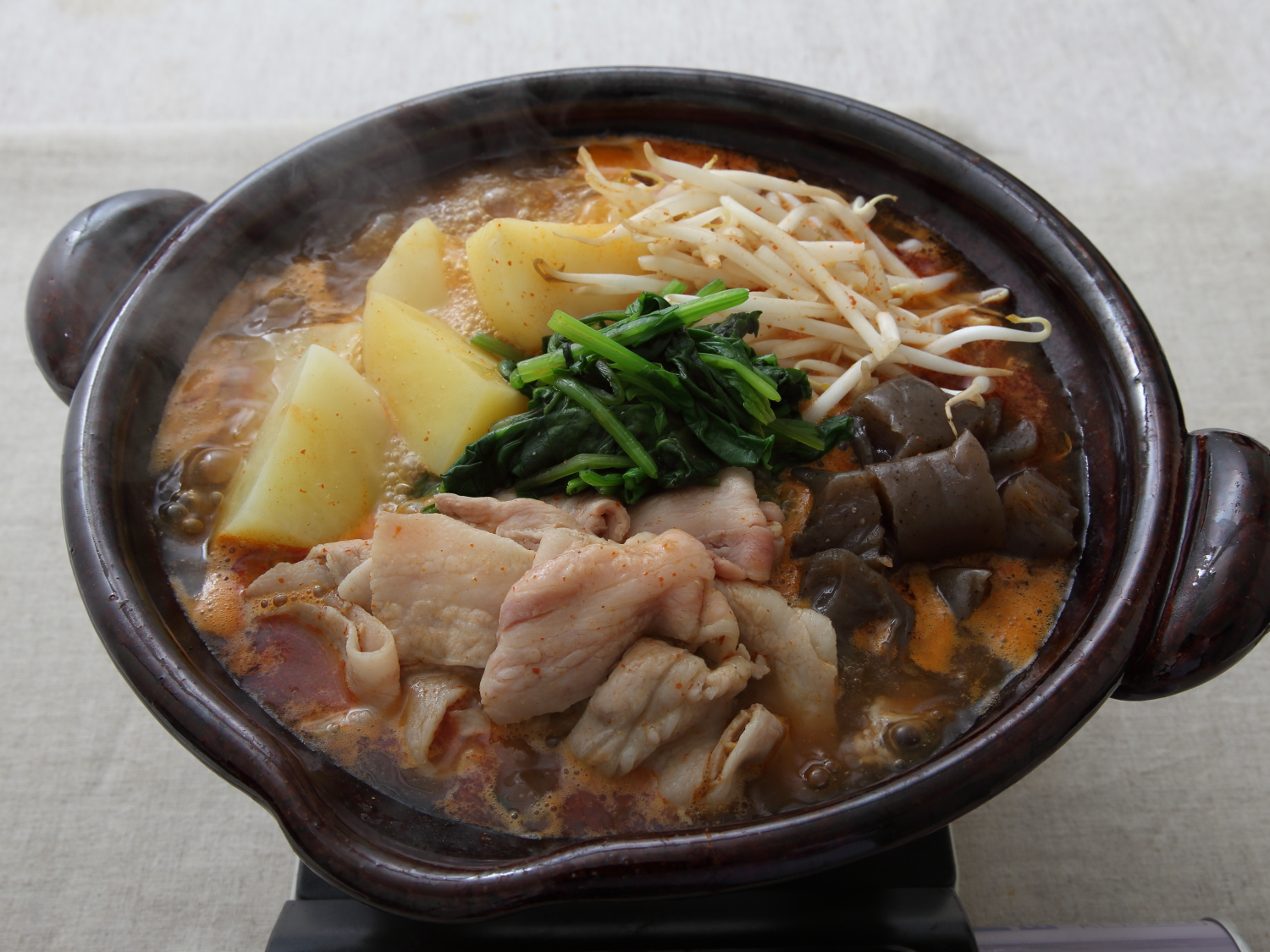韓国風キムチ煮込み鍋のレシピ・作り方