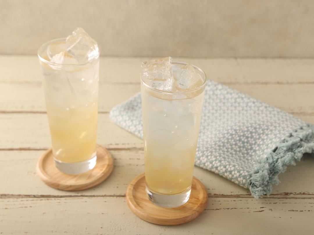 「すっきりりんご酢」ソーダ