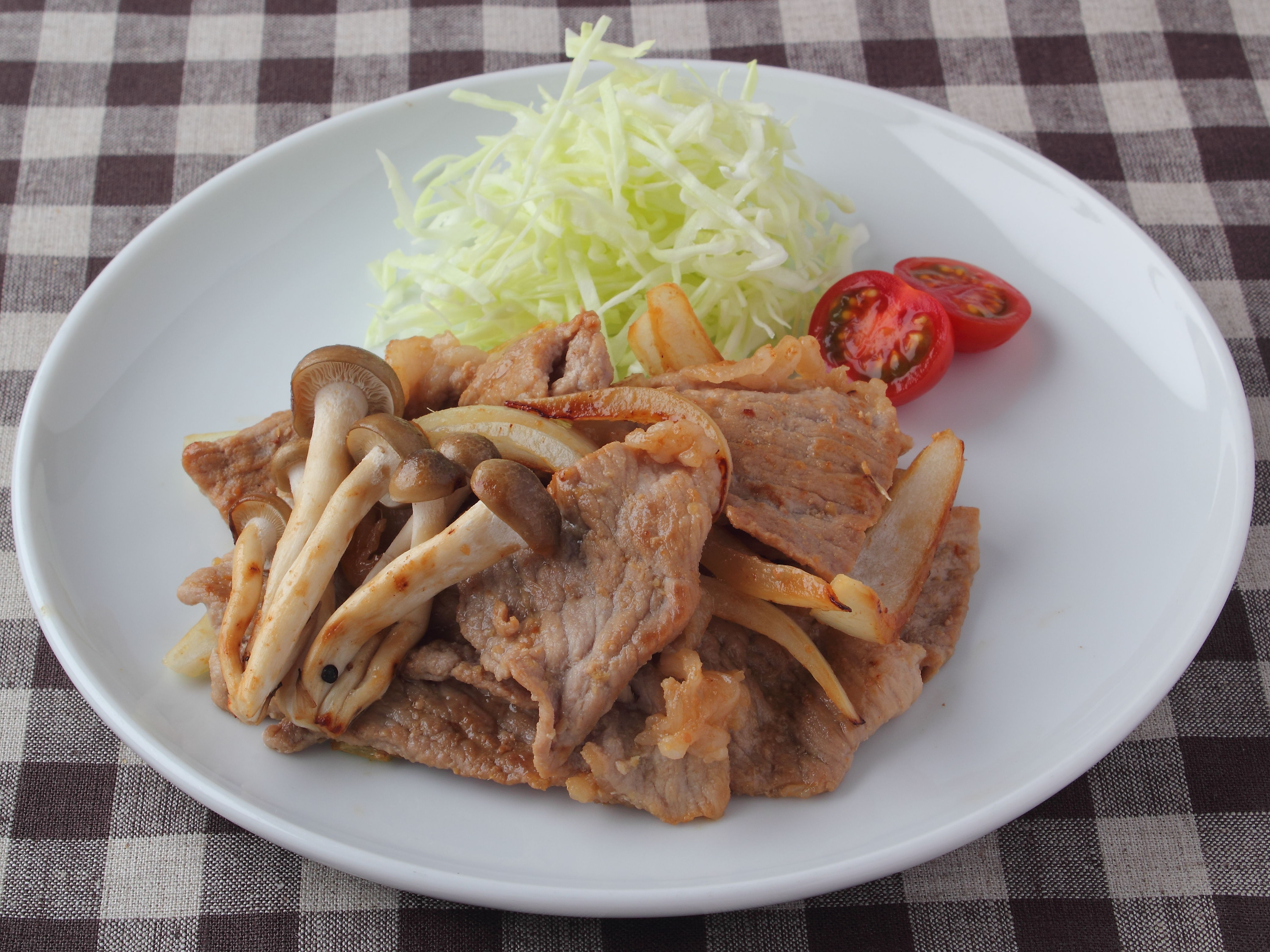 豚肉のぽん酢しょうが焼き